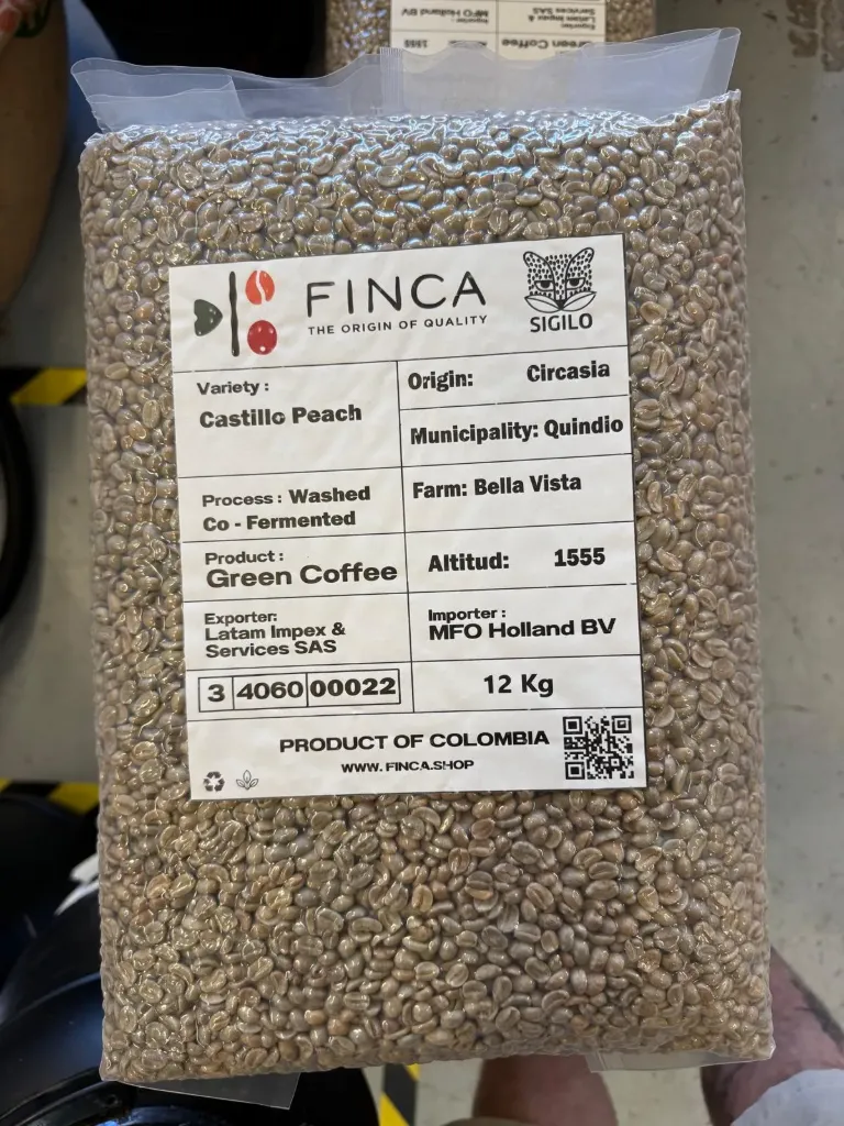 Castillo Peach [Co-fermented] [Huila,Colombia] (Green Coffee)