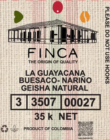 Geisha Natural ( Green Coffee ) [Nariño, Colombia]