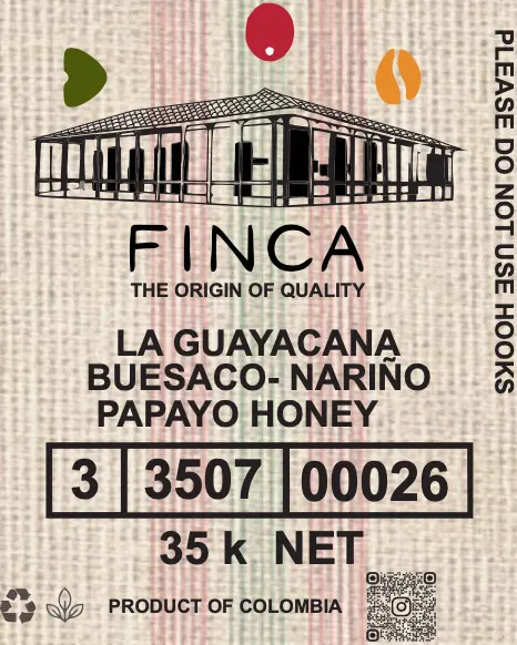 Papayo Honey ( Green Coffee ) [Nariño, Colombia]