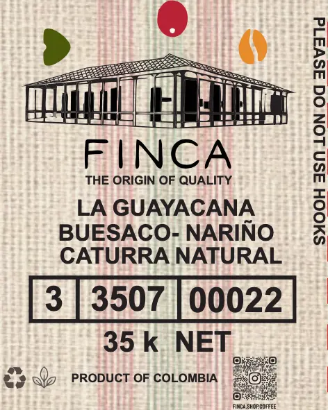 [Guayacana] Caturra Natural ( Green Coffee ) [Nariño, Colombia]